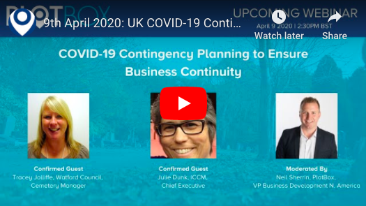 9th April 2020: COVID-19 Contingency Planning [UK]