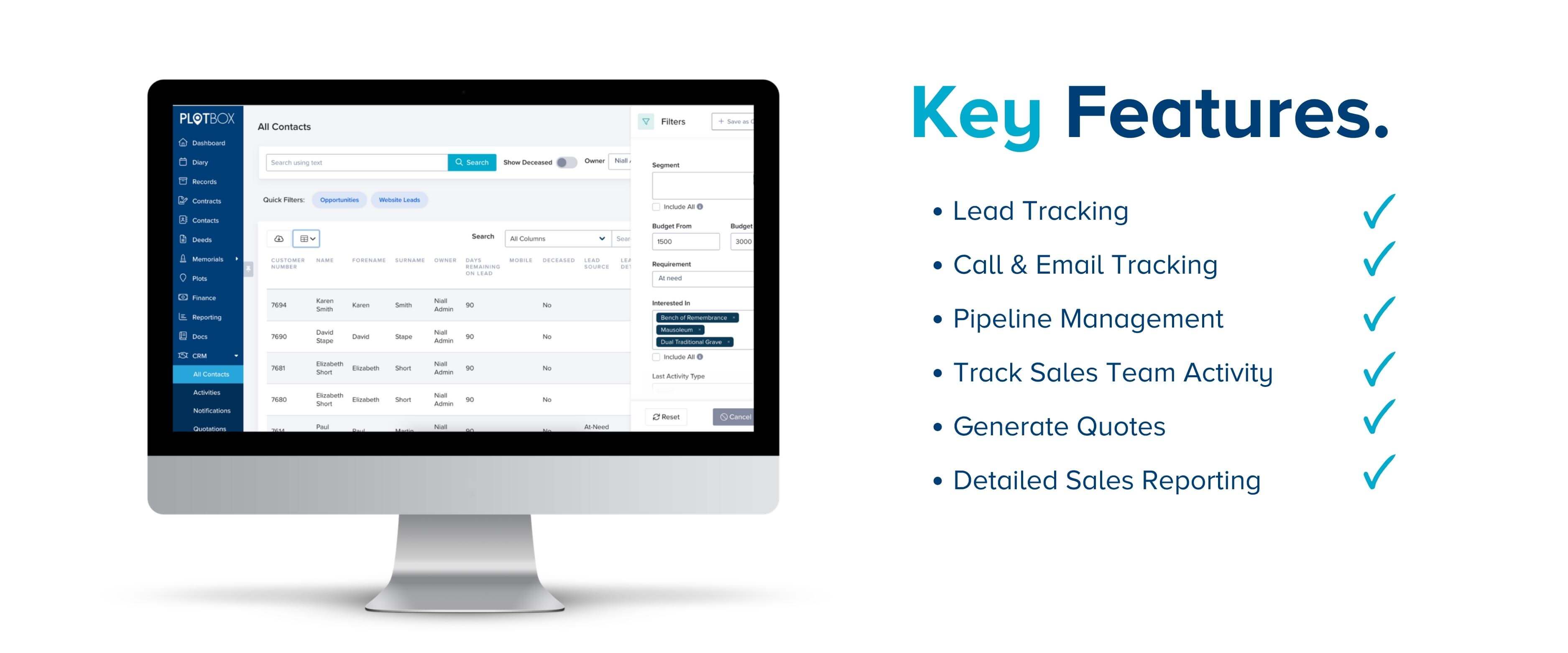 CRM Key Features 