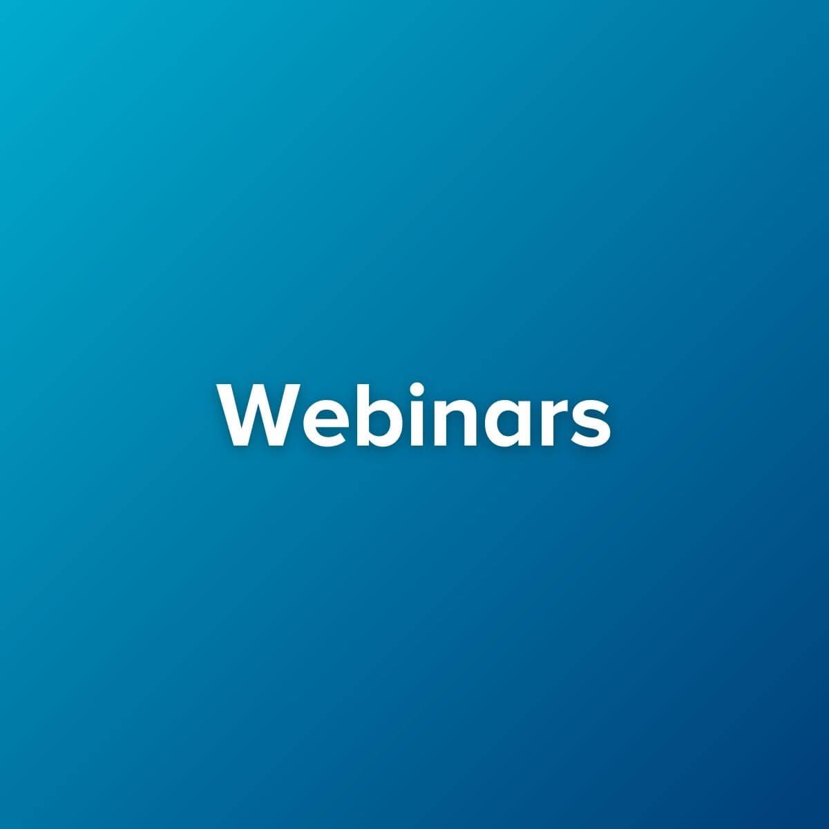 Webinar Icons
